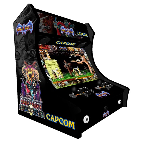 2 Player Bartop Arcade Machine -Ghouls n Ghosts